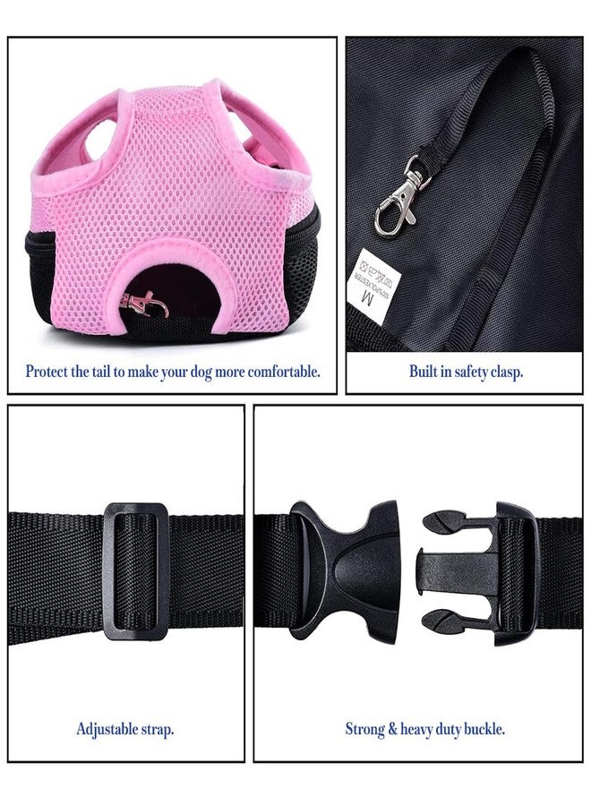 Pets Empire Pet Dog Carrier Pouch Adjustable & Breathable Front Chest Backpack Legs Out Cat Puppy Tote Holder Bag Hold Upto Weight 7kgs- (Medium, Pink) - Image 5